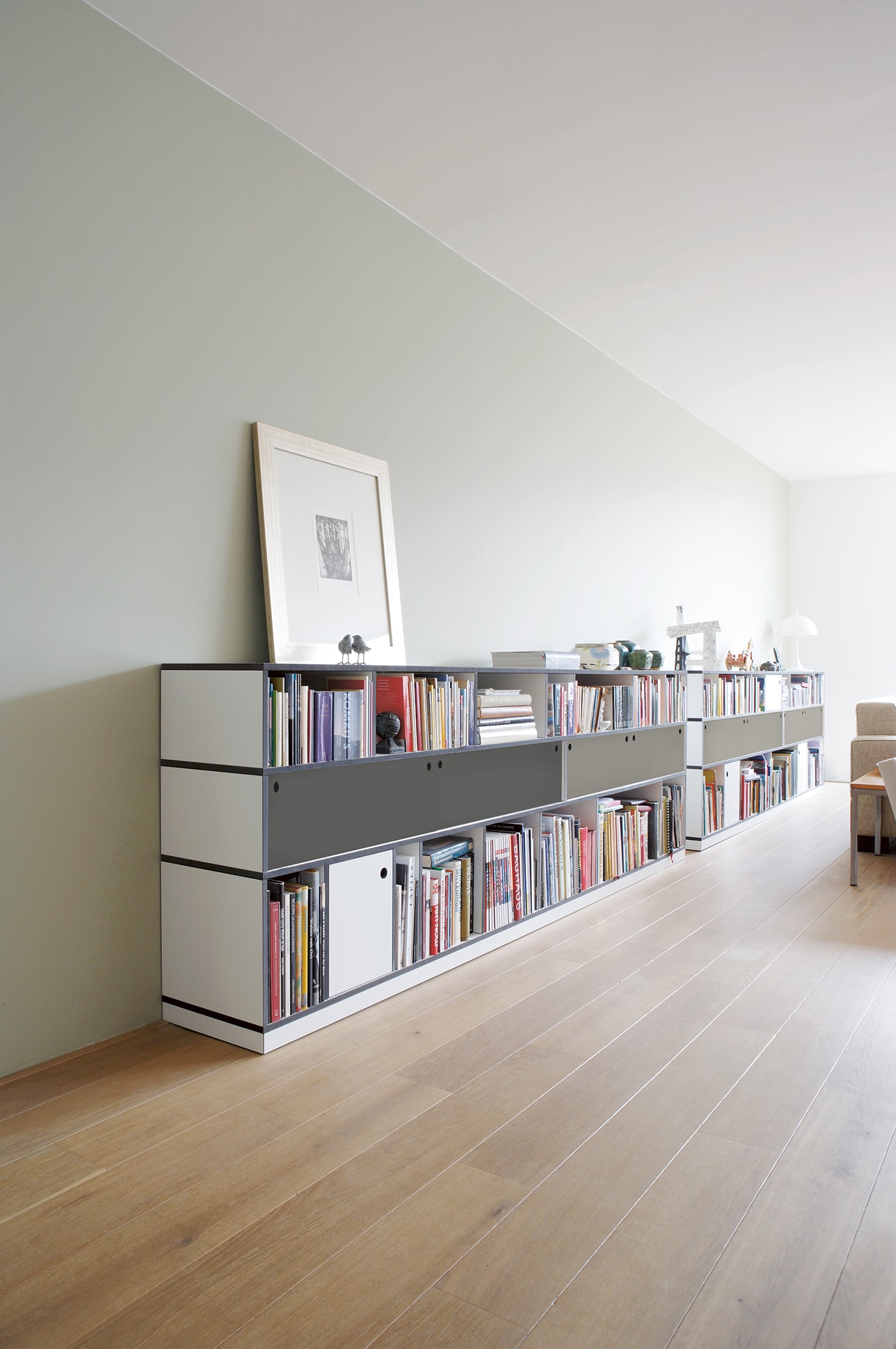 Egal Sideboard Bicolor Schiebetuer Grau Rgb (∏jÑger & JÑger)